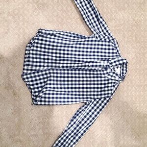 Gingham Boys Dress Shirt